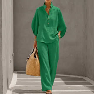Azure | Wide-Leg Pants Set