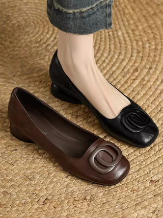 MISSY | SQUARE TOE FLATS