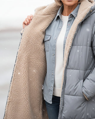 ELEANOR | REVERSIBLE HOODED COAT