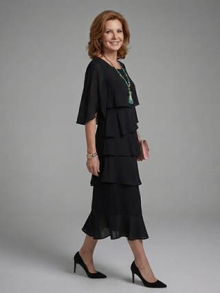 Maelis | Midi Dress Layered