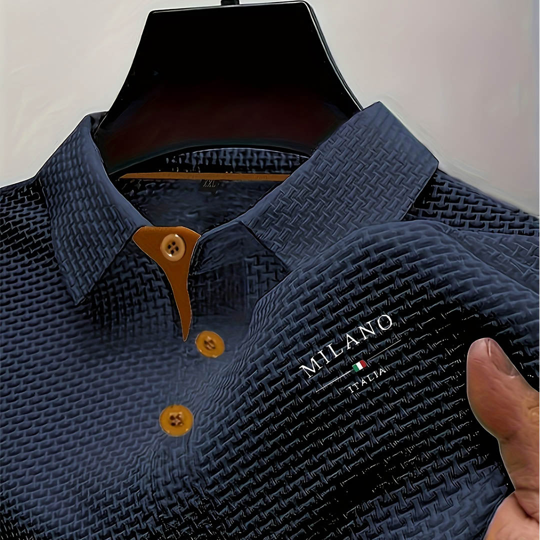 Milano | Textured Polo Shirt
