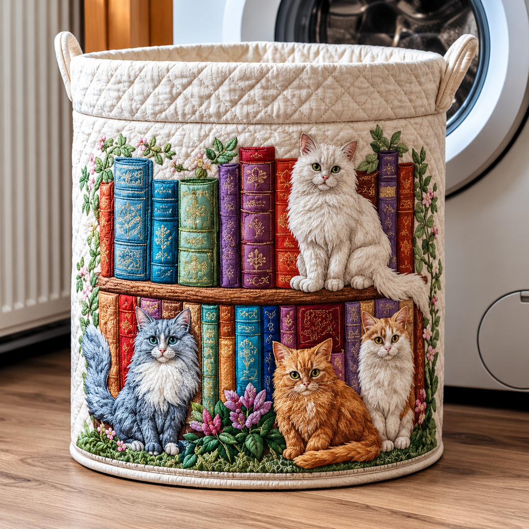KATIE | CAT LAUNDRY BASKET