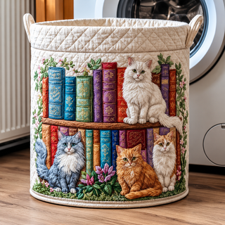 KATIE | CAT LAUNDRY BASKET