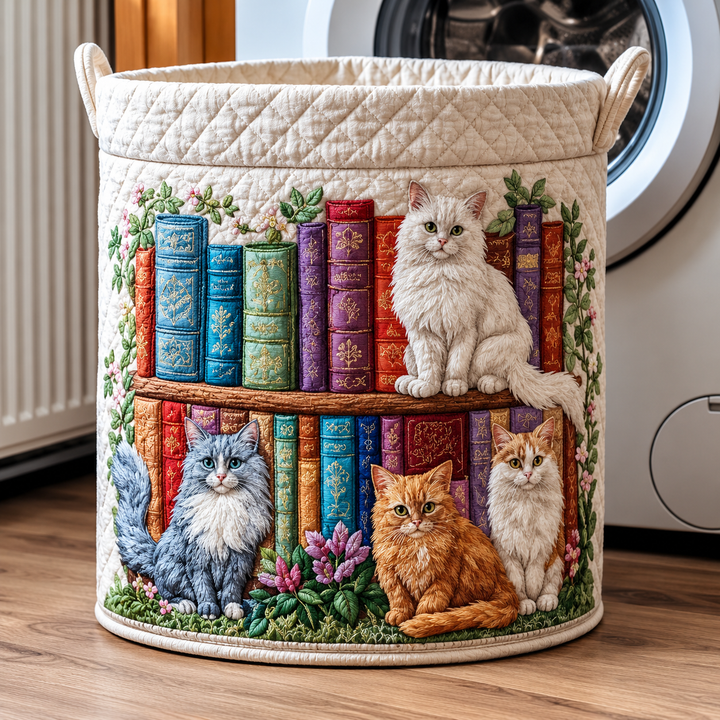 KATIE | CAT LAUNDRY BASKET