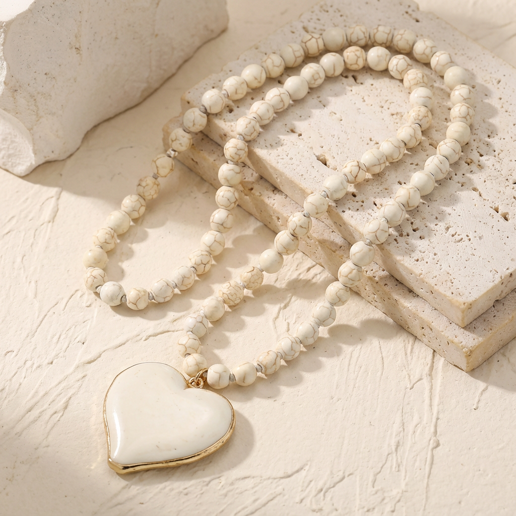 Cordelia | Turquoise Heart Necklace