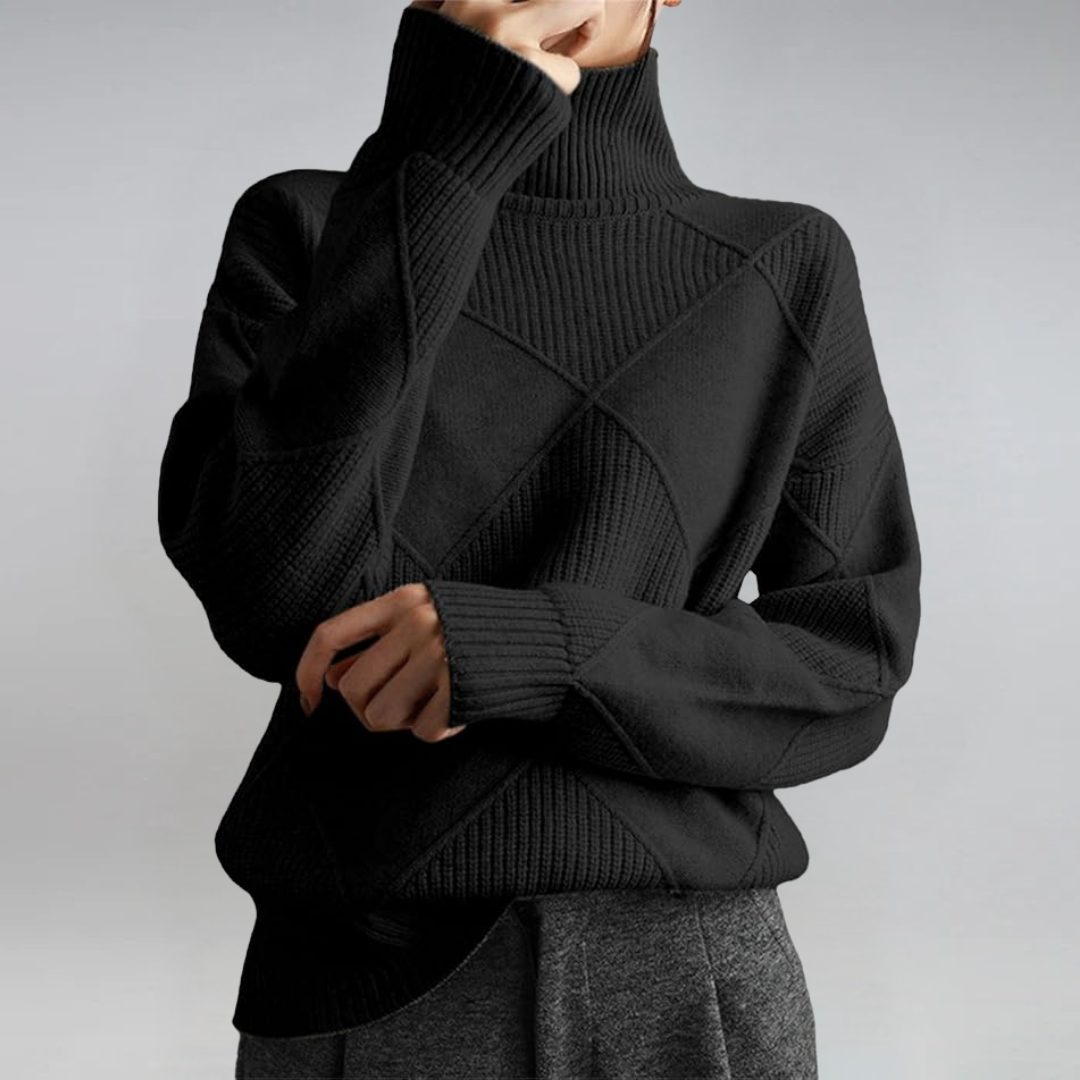 LAUREN | ELEGANT TURTLENECK SWEATER