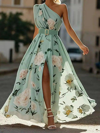 Julie | Floral Chiffon Maxi