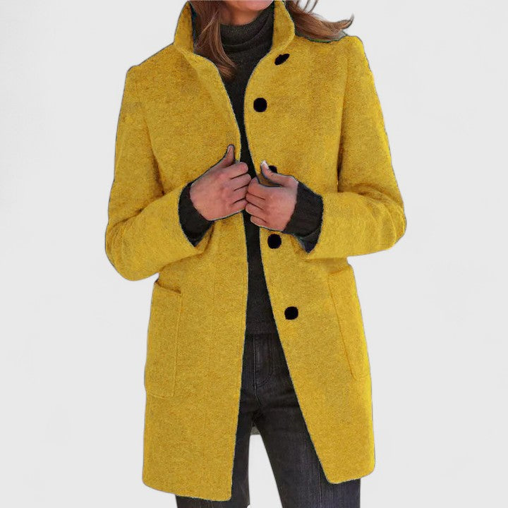 ELLE | HIGH COLLAR COAT