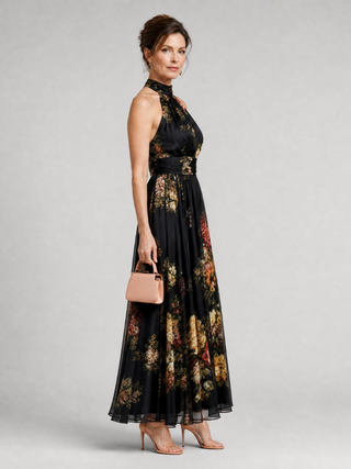 Sienna | Halter Midi Dress