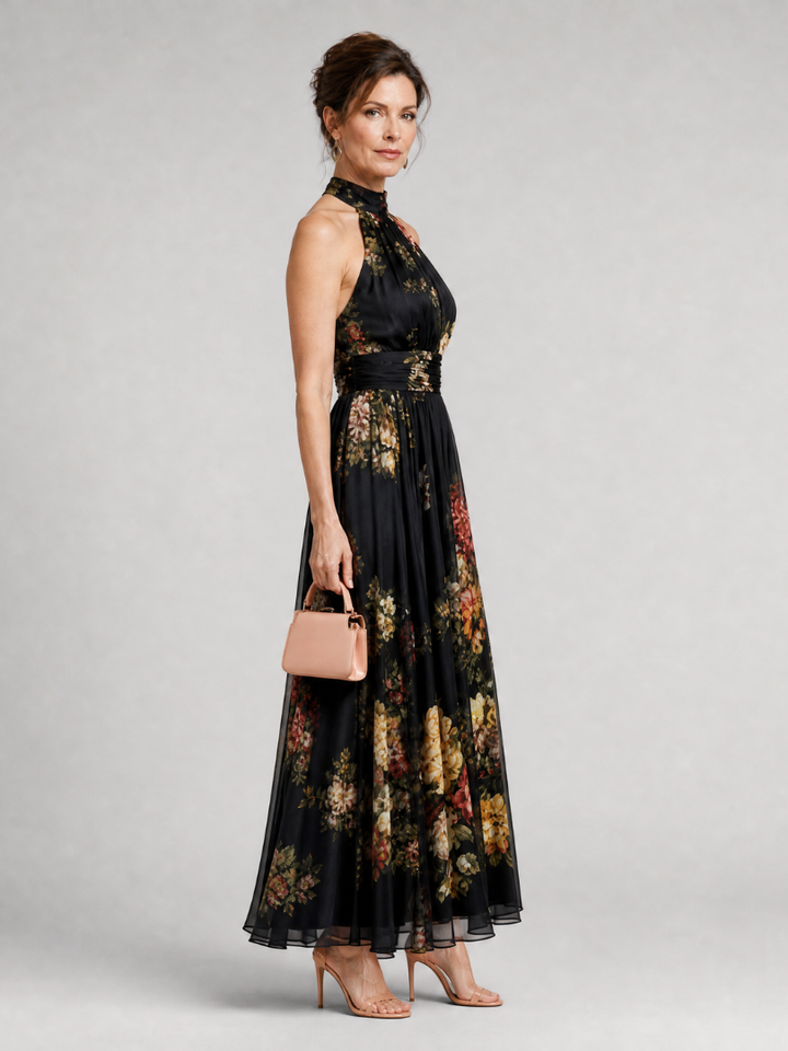 Sienna | Halter Midi Dress