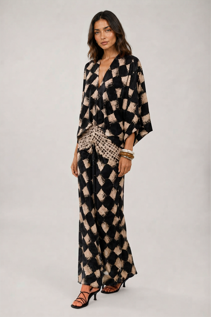 MAELIA | MEDITERRANEAN MOSAIC MAXI DRESS