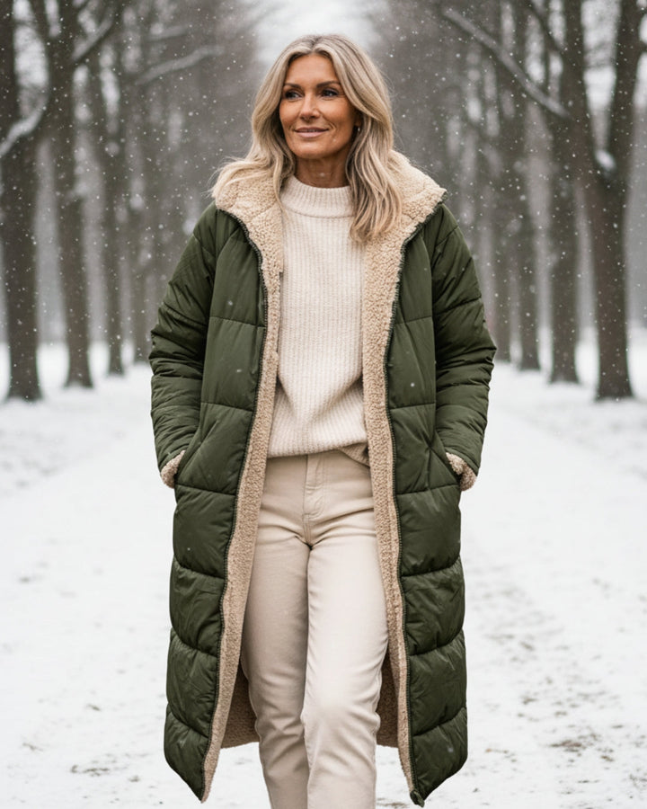 ELEANOR | REVERSIBLE HOODED COAT