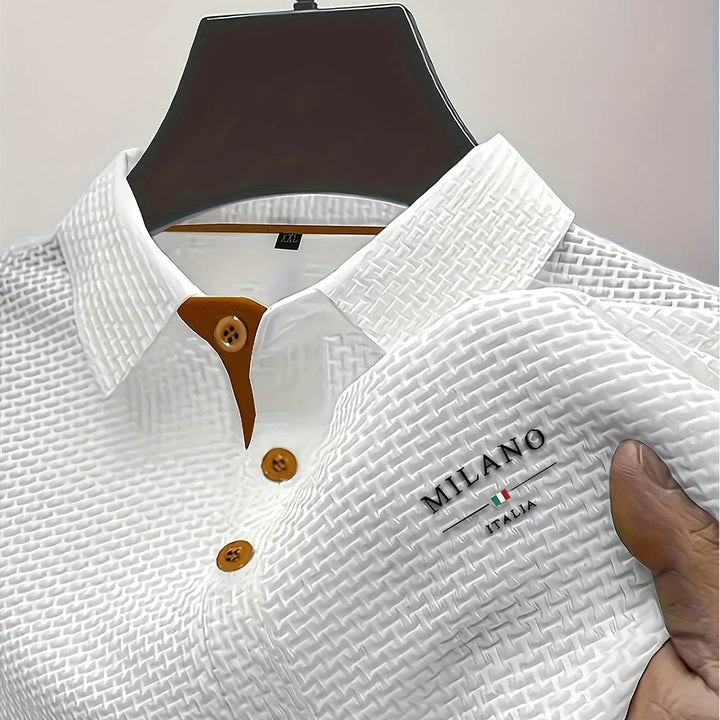 Milano | Textured Polo Shirt