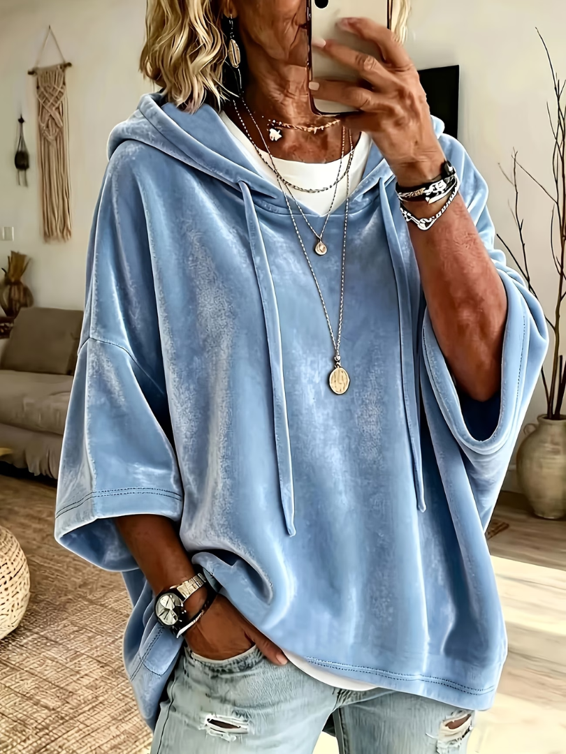 NOEMI | OVERSIZED HOODED TOP