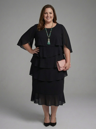 Maelis | Midi Dress Layered