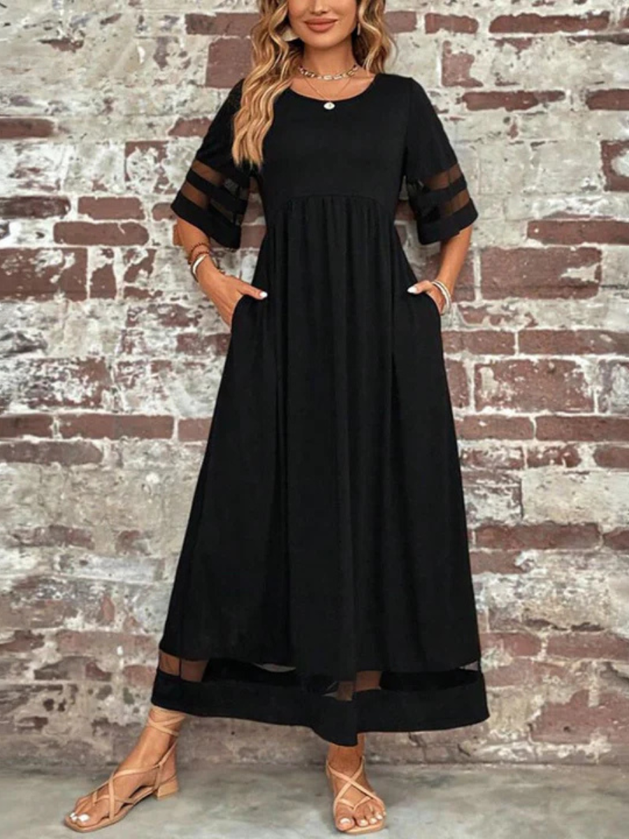 Aubrey™ – Flattering Tummy-Smoothing Midi Dress
