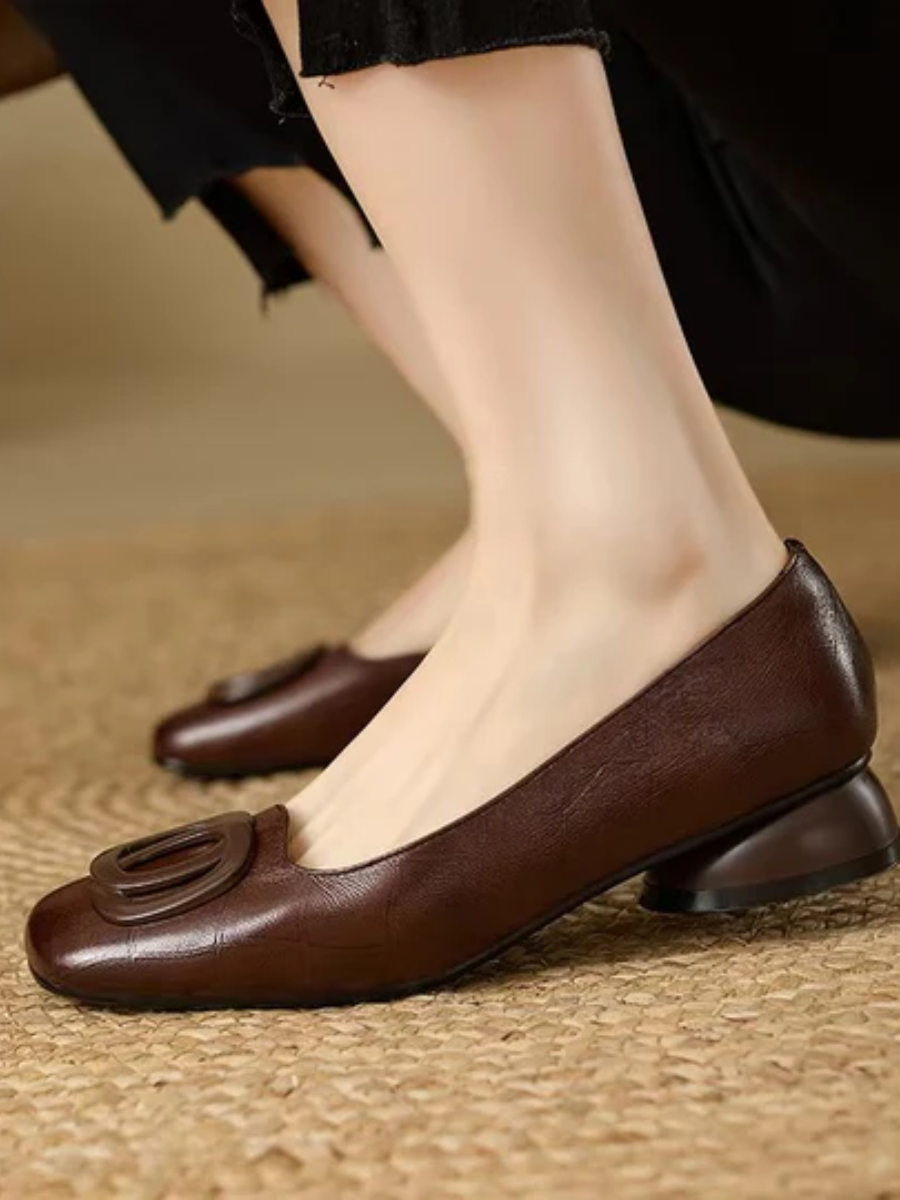 MISSY | SQUARE TOE FLATS