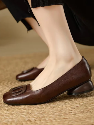 MISSY | SQUARE TOE FLATS