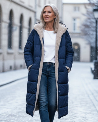 ELEANOR | REVERSIBLE HOODED COAT