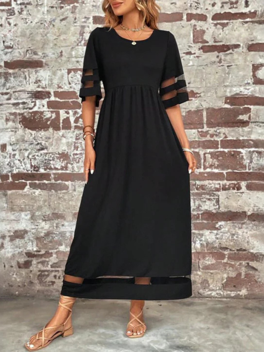Aubrey™ – Flattering Tummy-Smoothing Midi Dress
