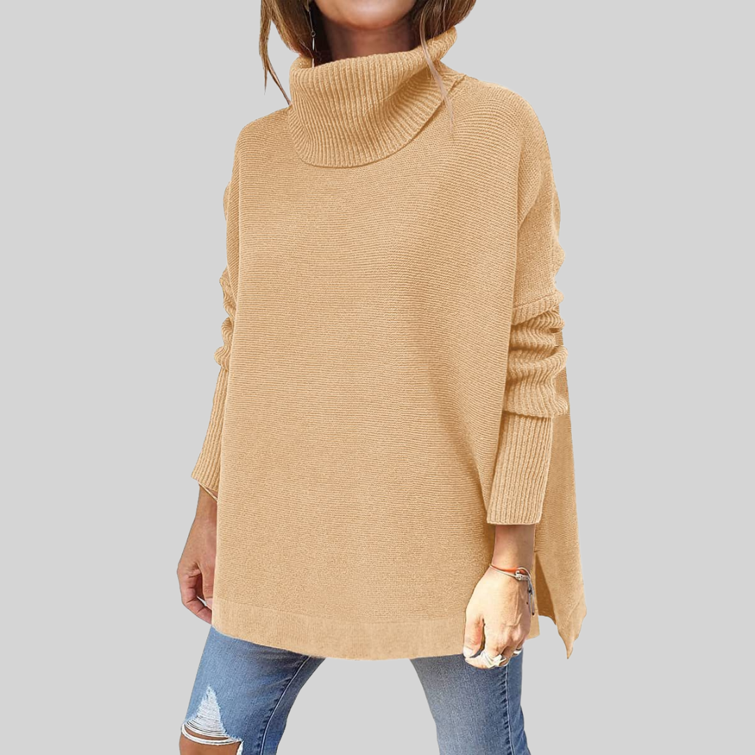 ANNELISE | OVERSIZED JUMPER WITH ROLL NECK