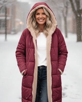 ELEANOR | REVERSIBLE HOODED COAT
