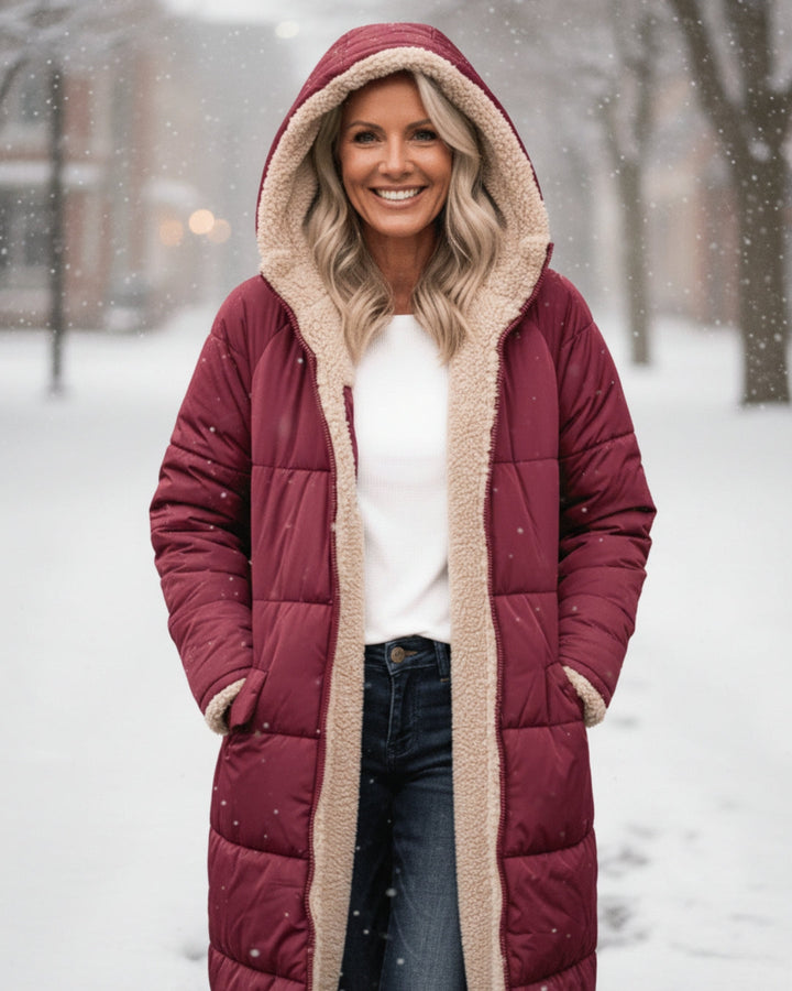 ELEANOR | REVERSIBLE HOODED COAT