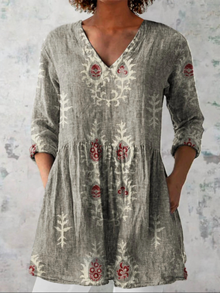 Elise | V-Neck Blouse