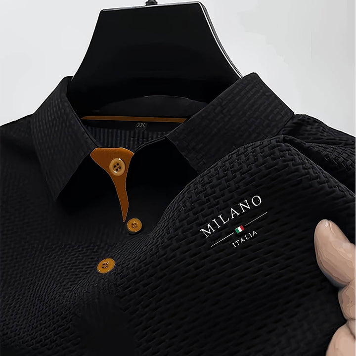 Milano | Textured Polo Shirt