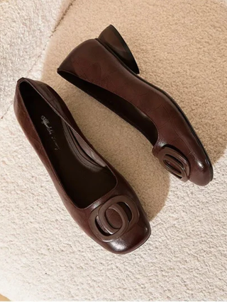 MISSY | SQUARE TOE FLATS