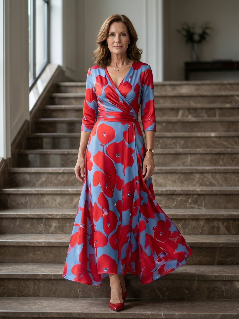 NATALIA | FLORAL MAXI DRESS FOR WOMEN