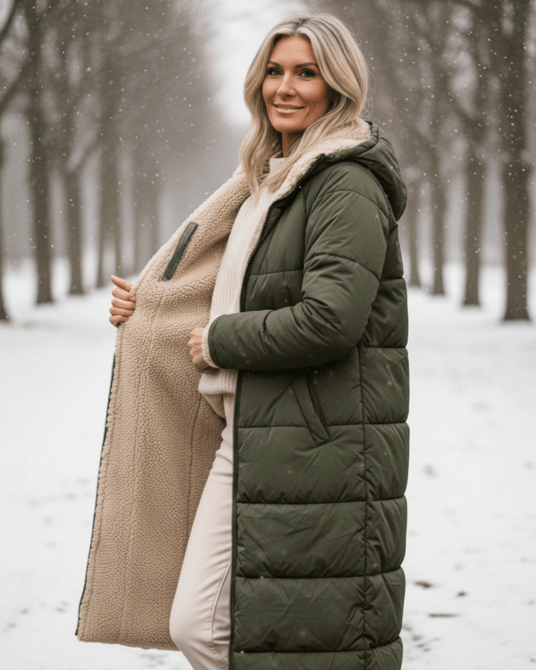 ELEANOR | REVERSIBLE HOODED COAT