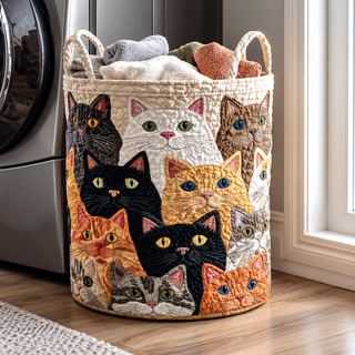 KATIE | CAT LAUNDRY BASKET