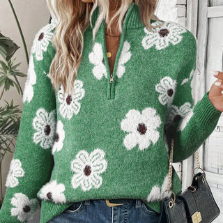 BLOOM | PULLOVER WITH ZIP NECK