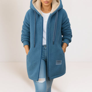 PHOEBE | HOODED FLEECE JACKET