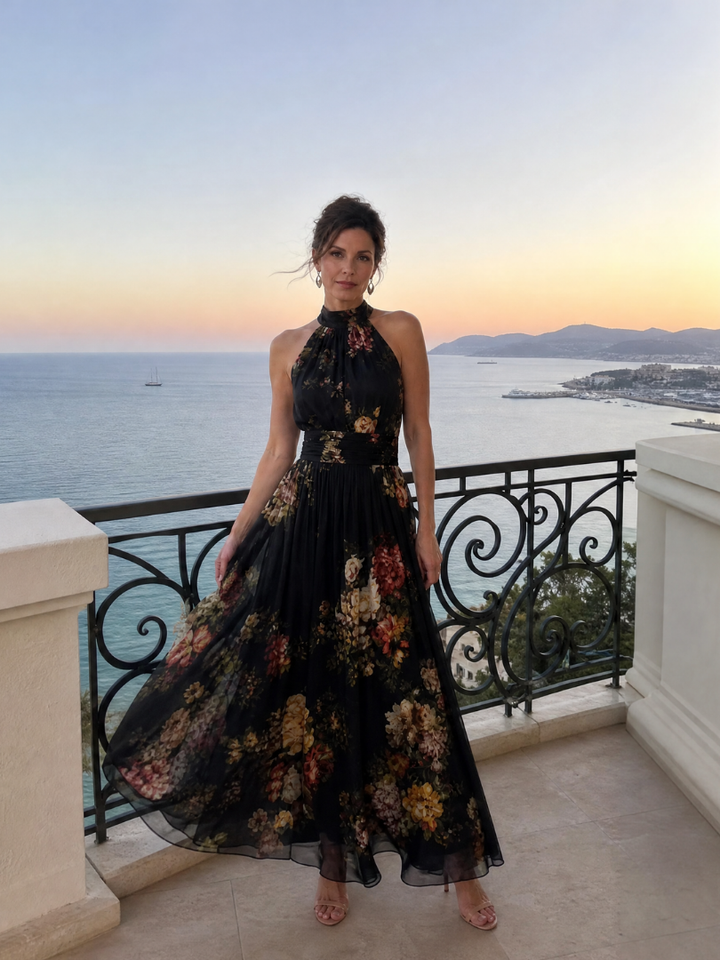 Sior | Halter Midi Dress