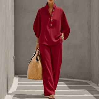 Azure | Wide-Leg Pants Set