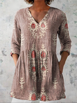 Elise | V-Neck Blouse