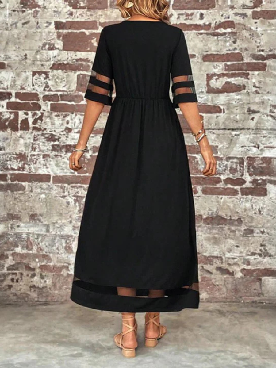 Aubrey™ – Flattering Tummy-Smoothing Midi Dress