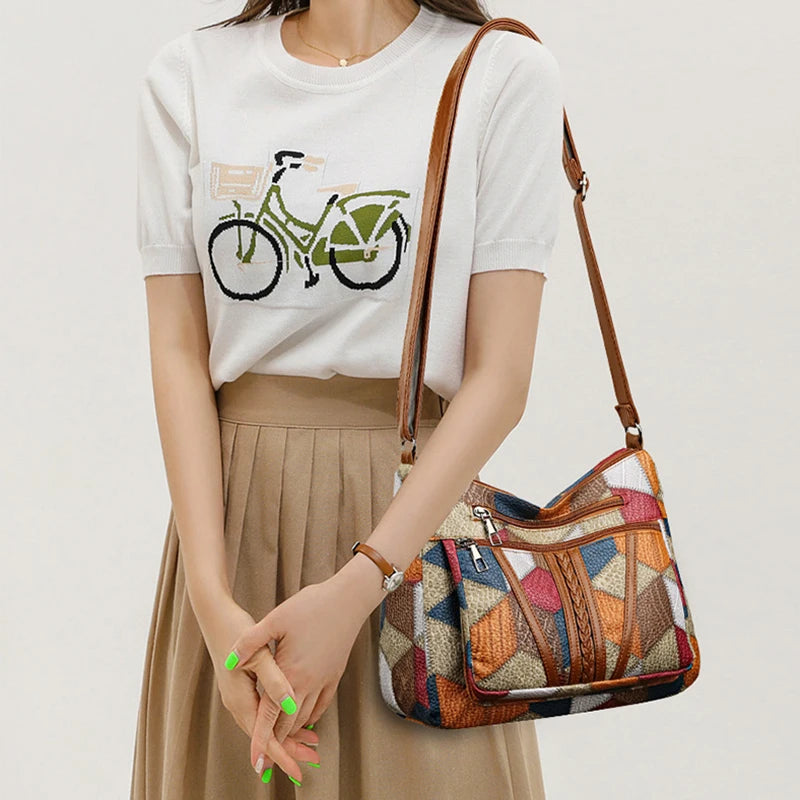 FLAIR / PATCHWORK ELEGANCE – UNIQUE BAG WITH ARTISTIC FLAIR