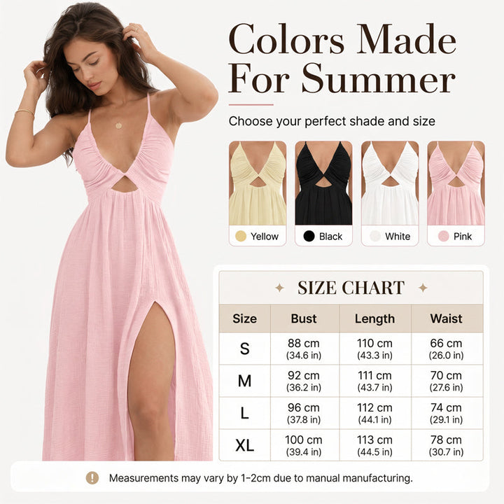 Clara | V-Neck Maxi Dress