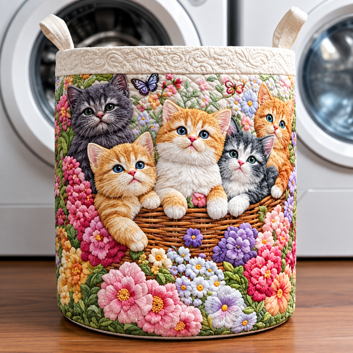 KATIE | CAT LAUNDRY BASKET