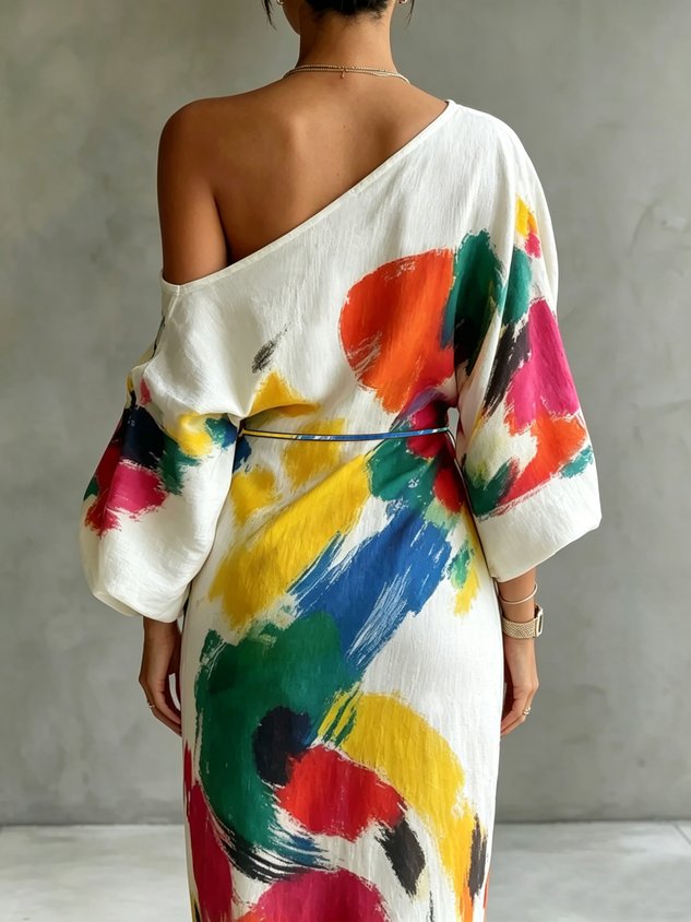 Davina | Printed Maxi Dress