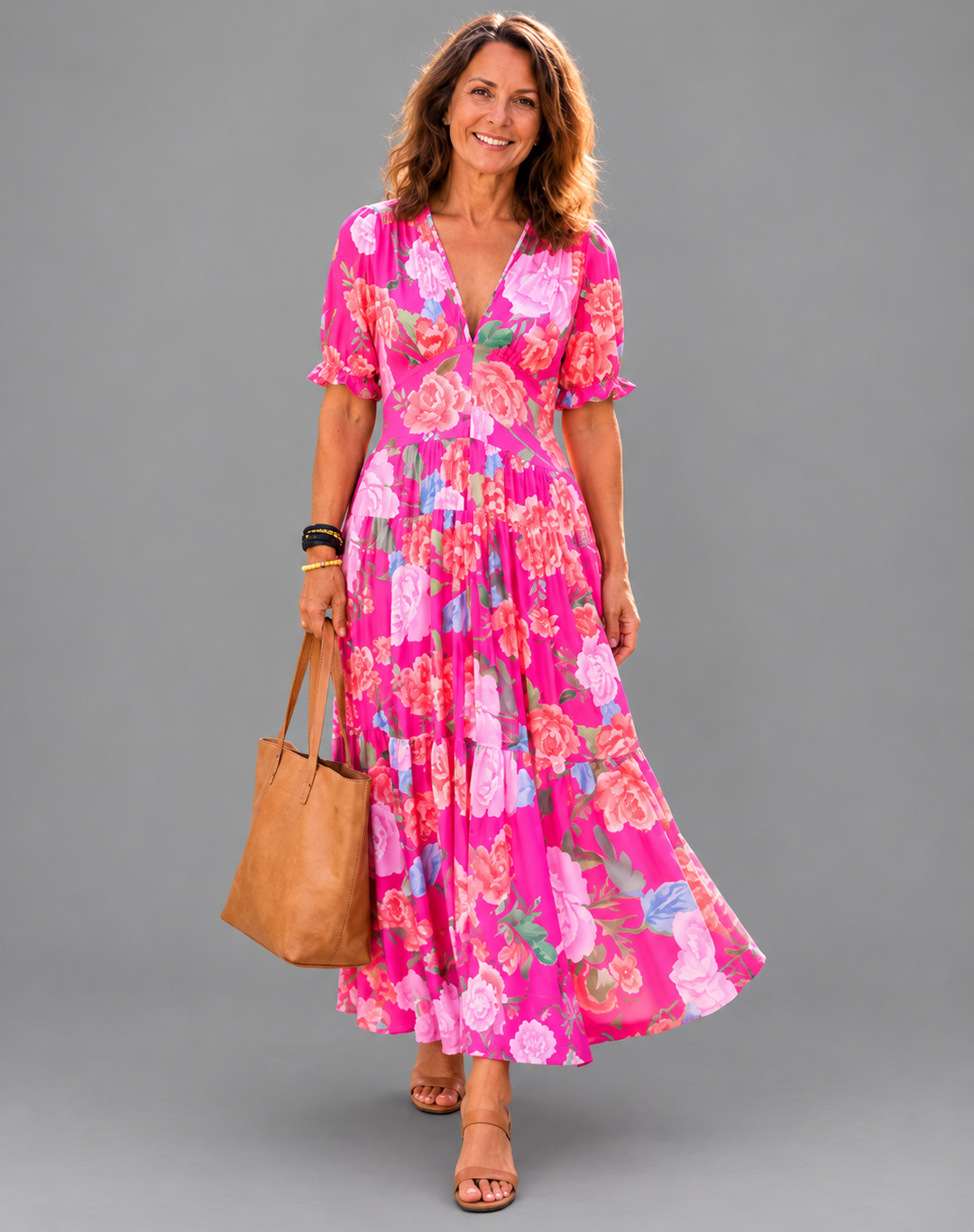 ROME | FLORAL MAXI DRESS FOR WOMEN