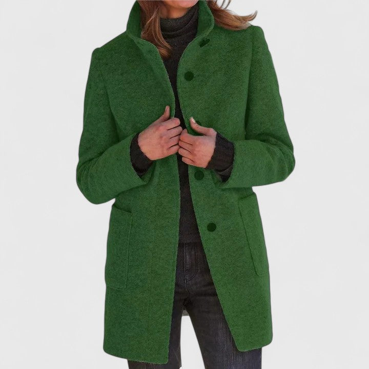 ELLE | HIGH COLLAR COAT