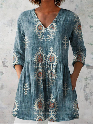 Elise | V-Neck Blouse