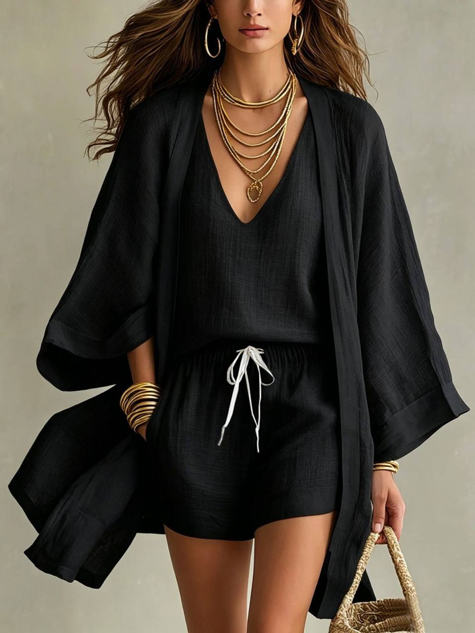 Aria | Three-Piece Linen Set