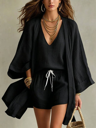 Aria | Three-Piece Linen Set