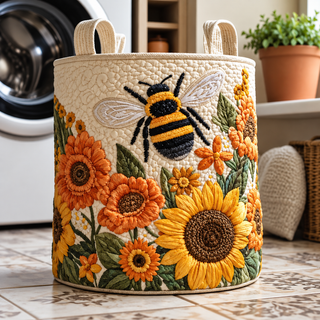 FLORIA | FLOWER LAUNDRY BASKET