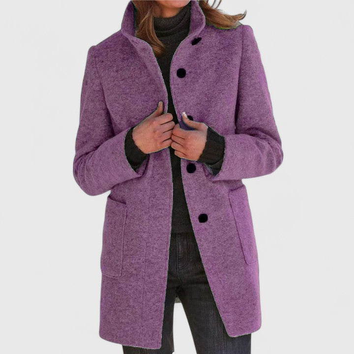 ELLE | HIGH COLLAR COAT